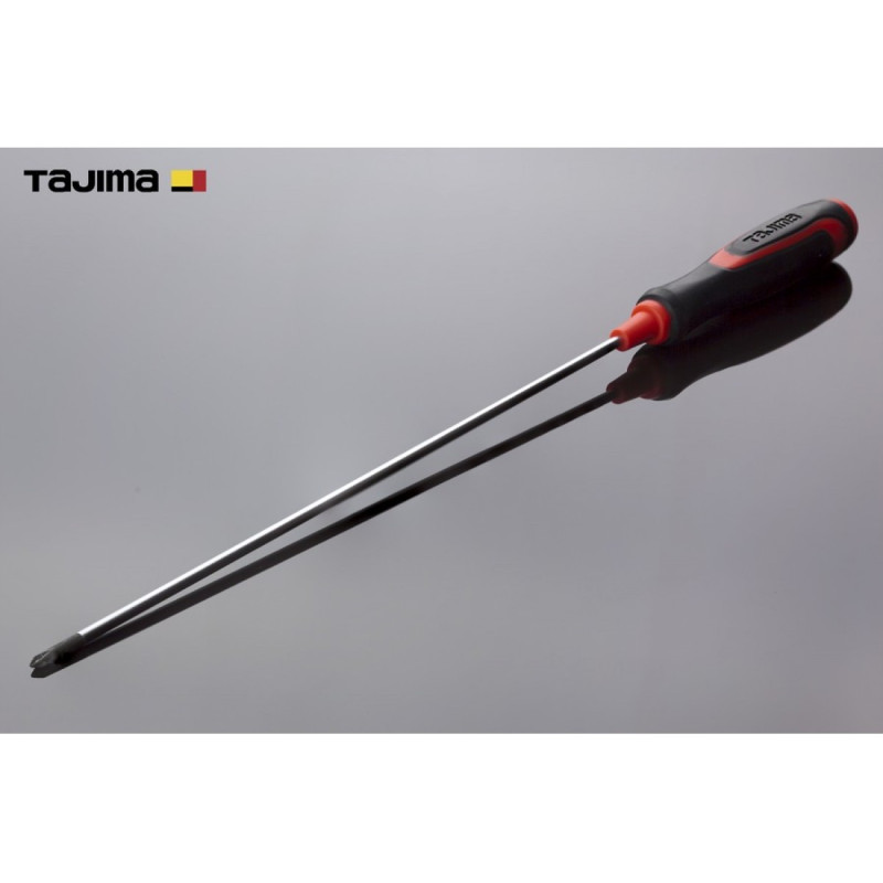 Отвертка крестовая TAJIMA Phillips PH1 367 мм магнитная (1301-2131)
