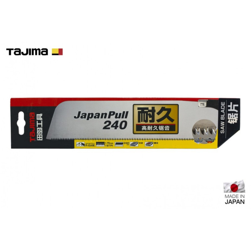 Сменное полотно TAJIMA Japan Pull 0,6 мм 240 мм 16 TPI (1104-2602)