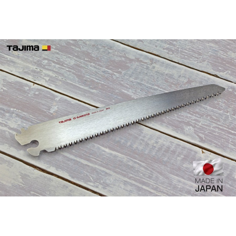 Сменное полотно TAJIMA G-SAW для садовых пил 0,7 мм 210 мм 9 TPI (1104-0337)