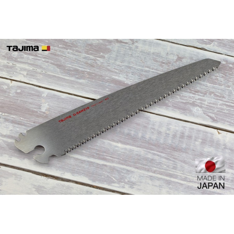Сменное полотно TAJIMA G-SAW для садовых пил 0,7 мм 210 мм 9 TPI (1104-0337)