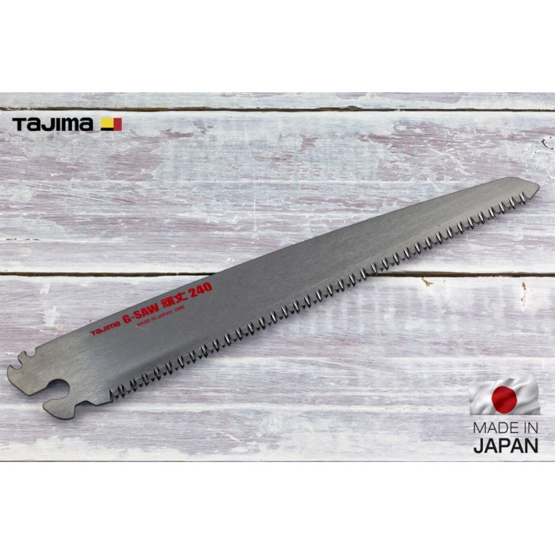 Сменное полотно TAJIMA G-SAW для садовых пил 1,2 мм 240 мм 9 TPI (1104-1750)