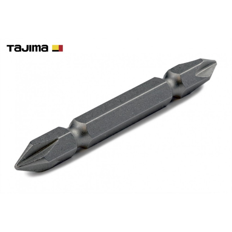 Бита для шуруповерта (дрели) TAJIMA PH1-65 двусторонняя 65 мм (1303-2179)