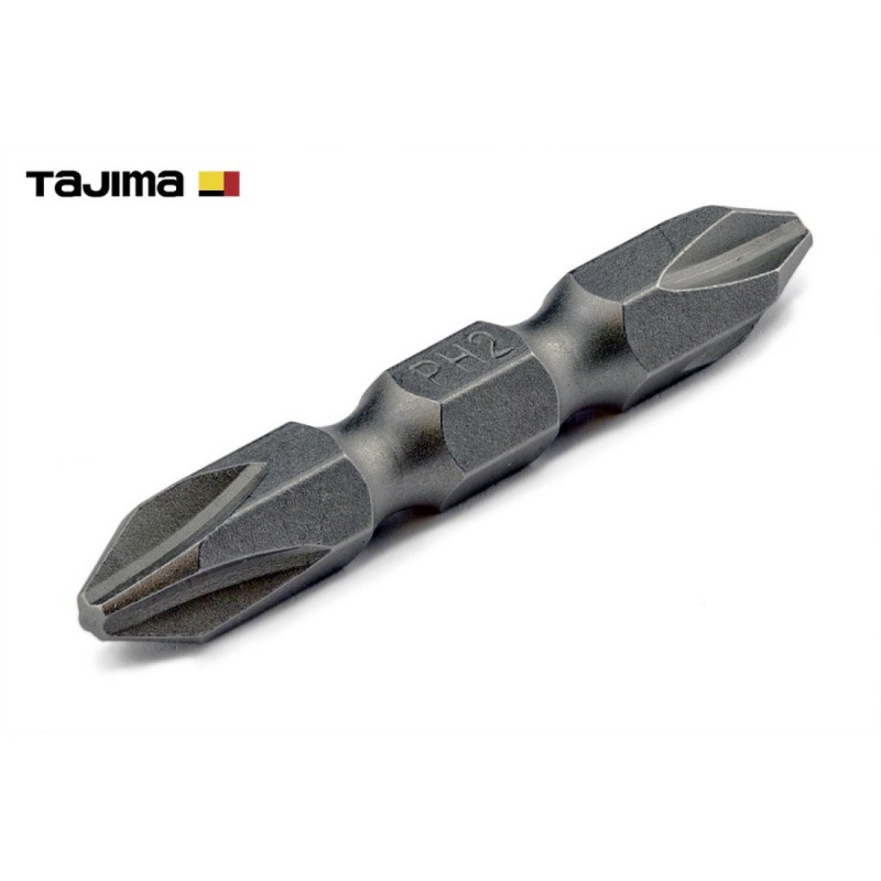 Набор бит TAJIMA PH2-45-P2 двухсторонние 45 мм (цена за 1 шт) (1303-2261)