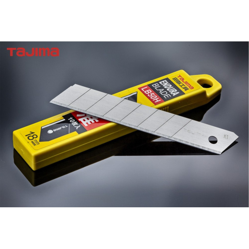 Леза сегментні TAJIMA LB50H 18 мм сірі 10 шта) (1102-0136)
