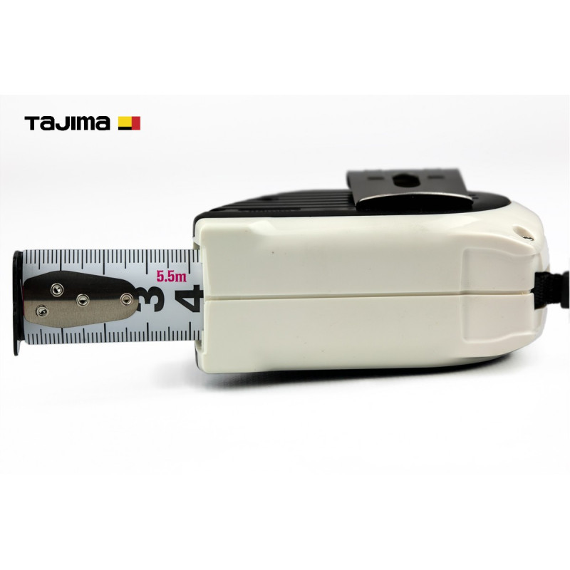 Рулетка строительная TAJIMA SIGMA SS25-55 5,5 м усиленная лента с автостопом 25 мм х 5,5 м (1001-1649)