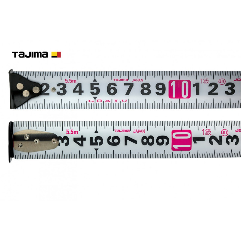 Рулетка строительная TAJIMA SIGMA SS25-55 5,5 м усиленная лента с автостопом 25 мм х 5,5 м (1001-1649)