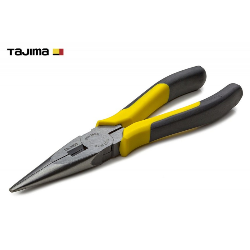 Плоскогубці (длинногубці) TAJIMA з ріжучим лезом 200 мм (1203-2059)