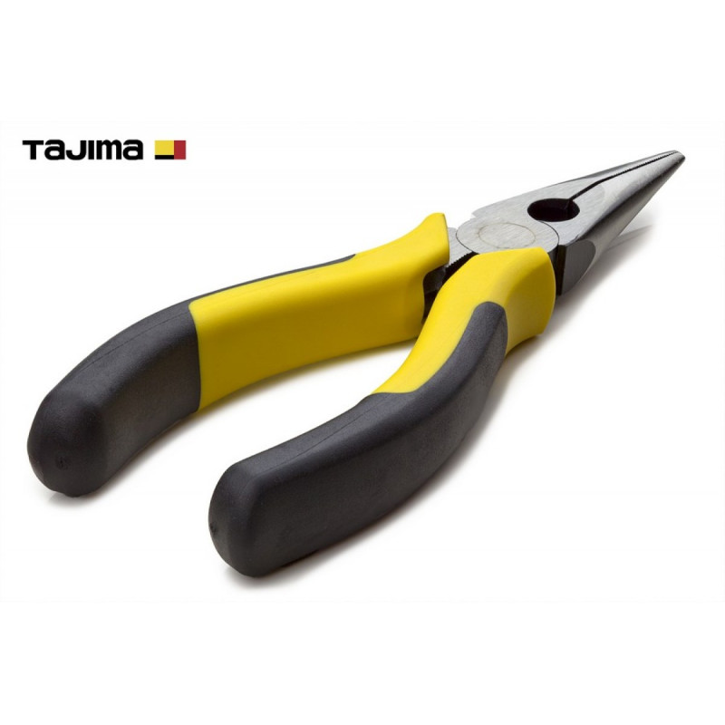 Плоскогубці (довгогубці) TAJIMA з різальним лезом 160 мм (1203-2057)