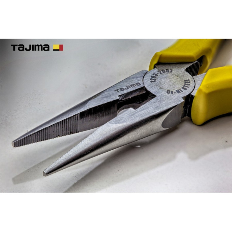 Плоскогубці (довгогубці) TAJIMA з різальним лезом 160 мм (1203-2057)
