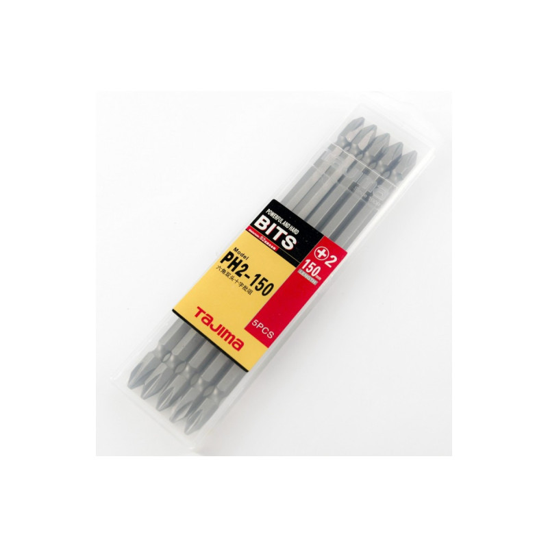 Бита TAJIMA PH2-150 мм двухсторонние (цена за 1 шт) (1303-0497)