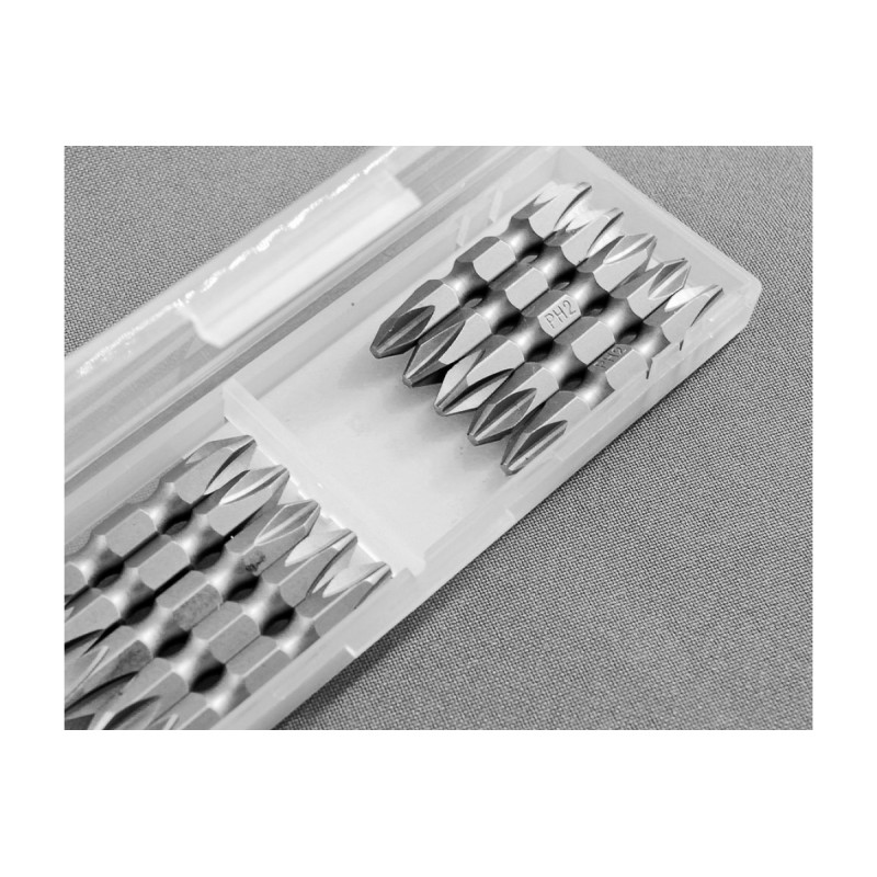 Набор бит TAJIMA PH2-45-P2 двухсторонние 45 мм (цена за 1 шт) (1303-2261)