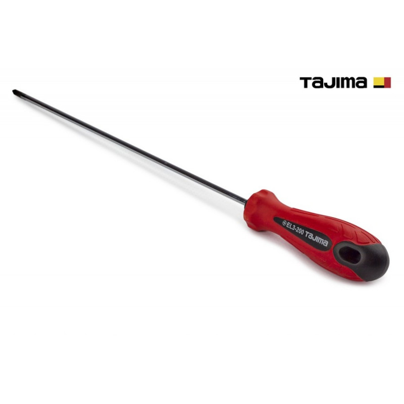 Отвертка крестовая TAJIMA EL PH0 283 мм магнитная (1301-0644)