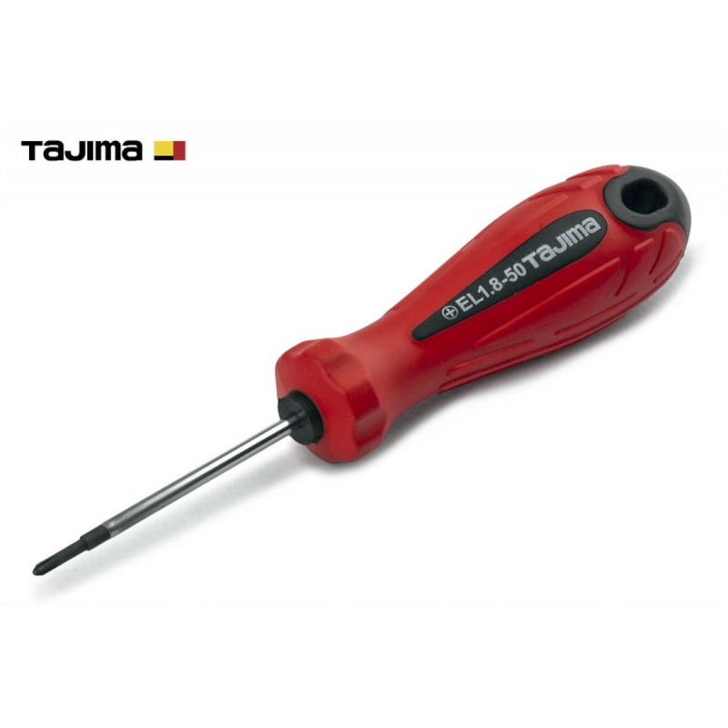 Отвертка крестовая TAJIMA PH0 133 мм магнитная (1301-0916)