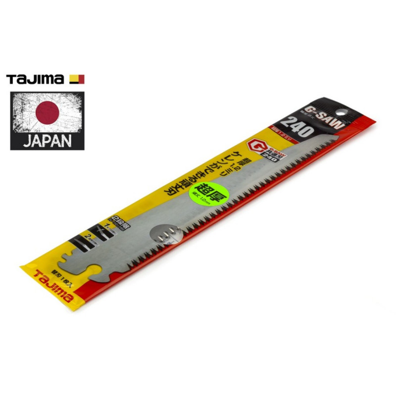 Сменное полотно TAJIMA G-SAW для садовых пил 1,2 мм 240 мм 9 TPI (1104-1750)