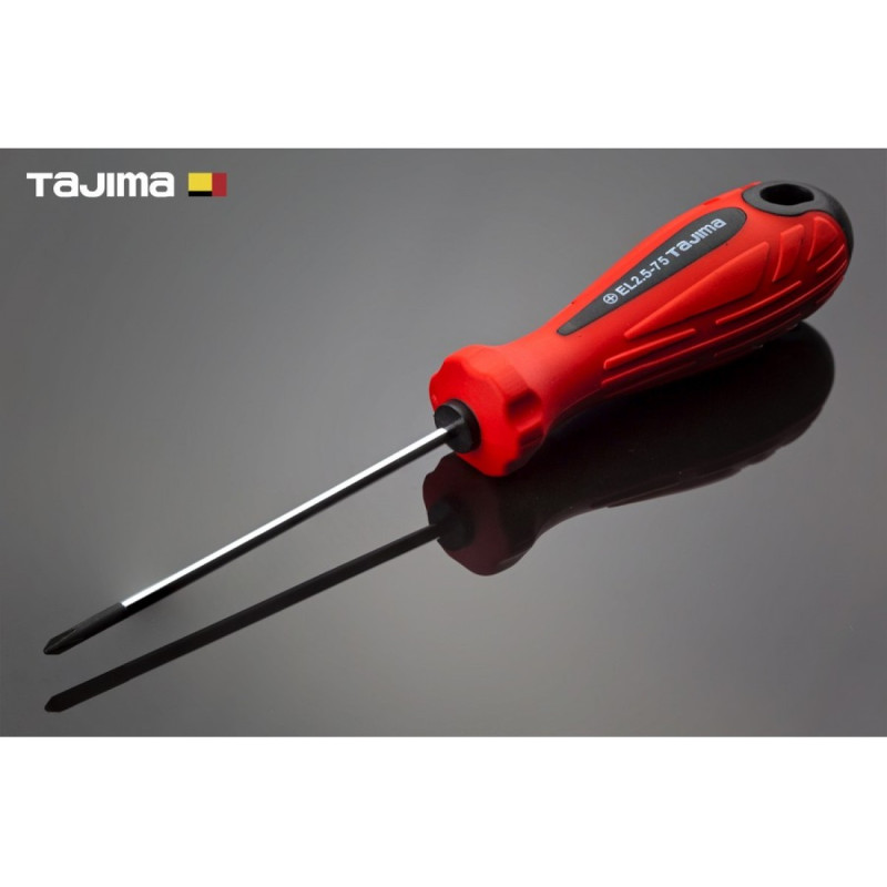 Отвертка крестовая TAJIMA EL PH0 158 мм магнитная (1301-0917)