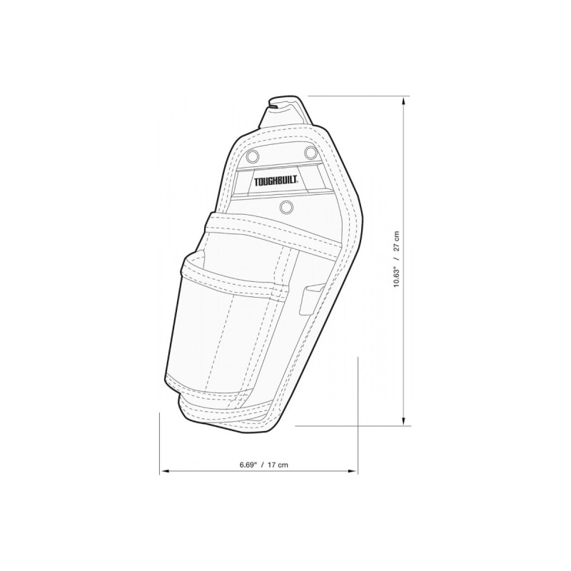 Поясная сумка-чехол для молотка ToughBuilt ClipTech (TB-CT-31-A)