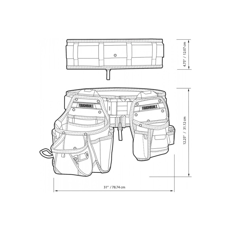 Комплект ремінь і сумки TOUGHBUILT (TB-CT-111-CP)