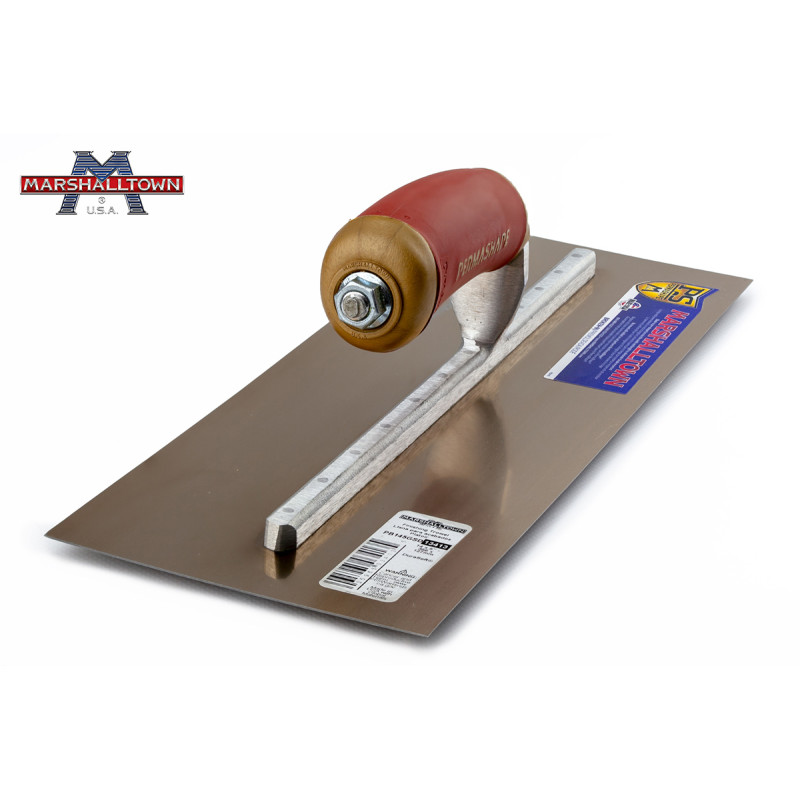 Профессиональный шпатель гладилка MARSHALLTOWN PermaShape Finishing Trowels финишная  356*127 мм (13413)
