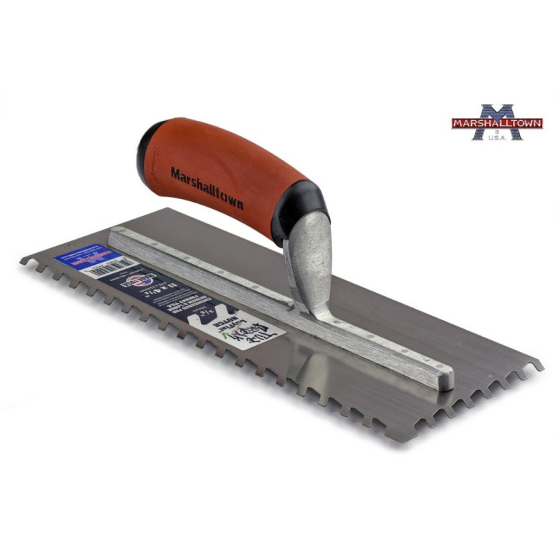 Професійний зубчастий шпатель MARSHALLTOWN LayFlat™ 280 x 114 мм зуб 10 мм (29552)