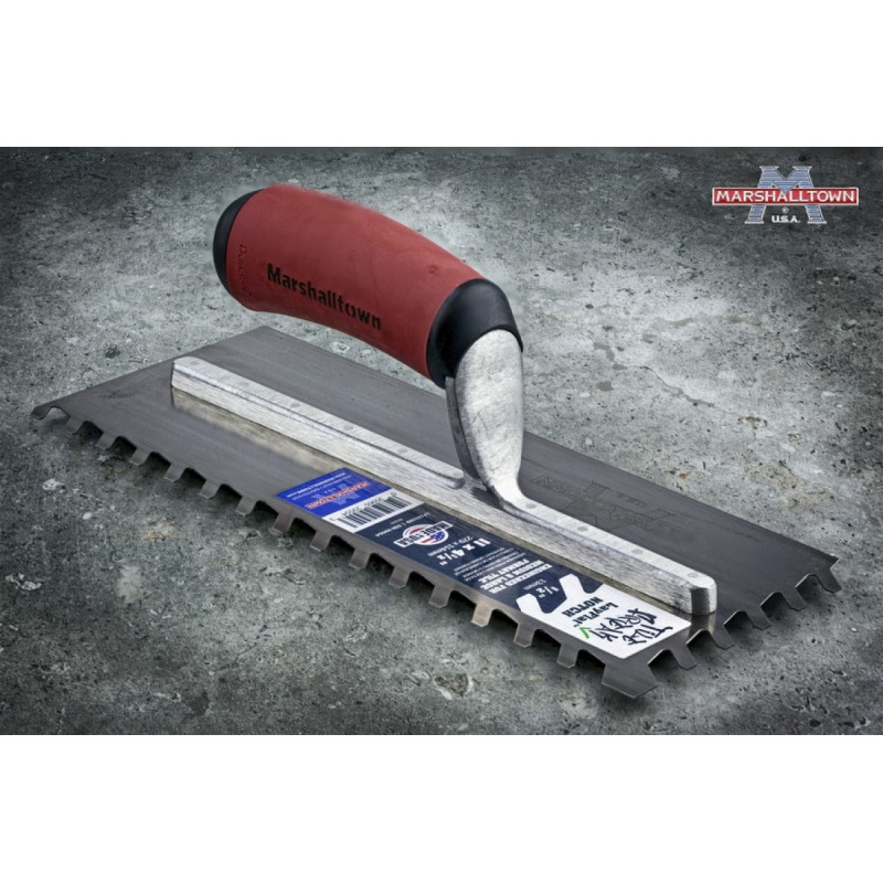 Професійний зубчастий шпатель MARSHALLTOWN LayFlat™ 280 x 114 мм зуб 13 мм (29554)