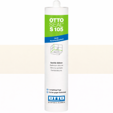 Санитарный силиконовый герметик OTTOSEAL S105 С116 белый лед, 310 мл (OTS105C116)