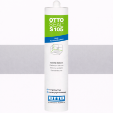Санитарный силиконовый герметик OTTOSEAL S105 С71 титановый, 310 мл (OTS105C71)