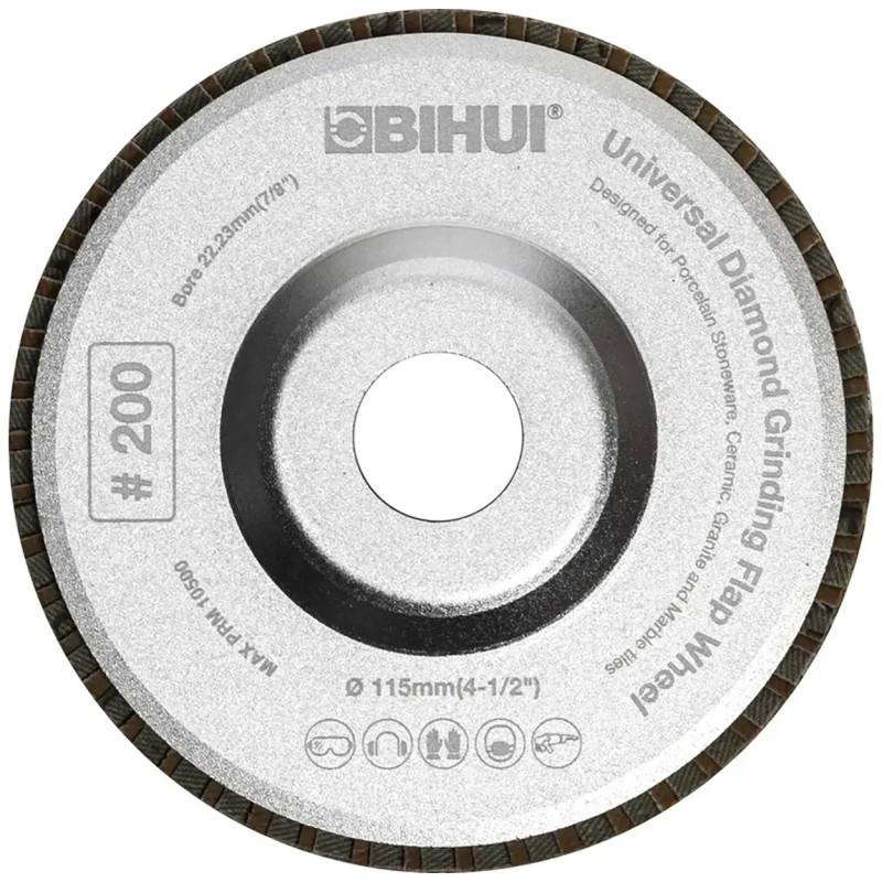 Диск алмазний шліфувальний BIHUI P200 115 мм універсальний (DPS200)