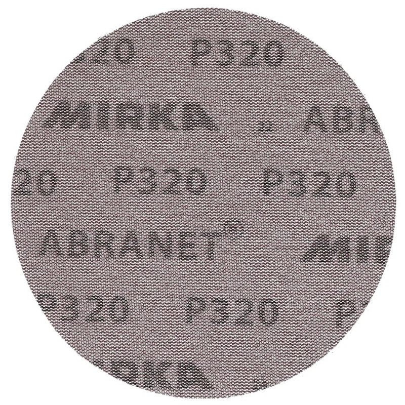 Круг шлифовальный на сетчатой ​​основе ABRANET 150 мм на липучке, Р320, Mirka (5422705033-1)