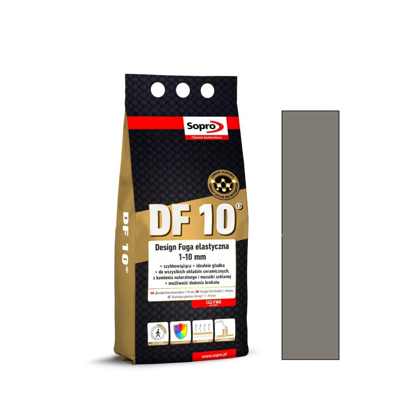 Фуга для швов Sopro DF 10 песочно-серый №18 2кг (1055A/2)