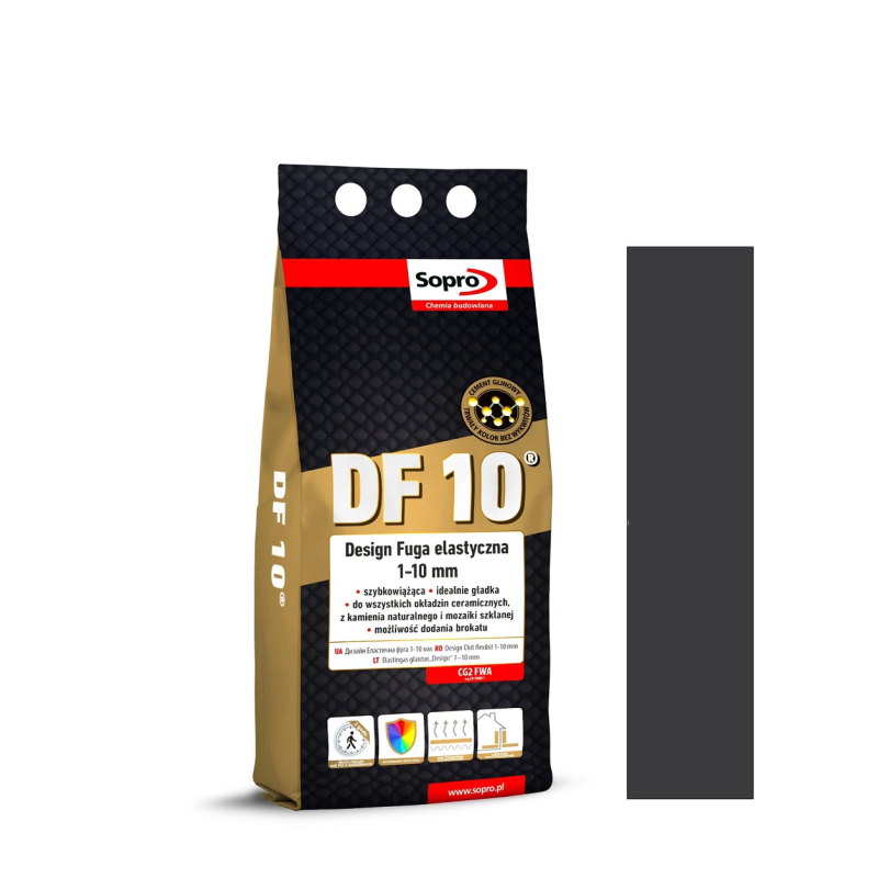 Фуга для швов Sopro DF 10 черный №90 2кг (1061A/2)