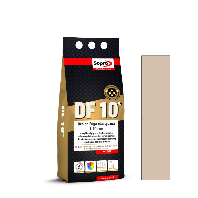 Фуга для швов Sopro DF 10 бежевый багама №34 2кг (1065A/2)
