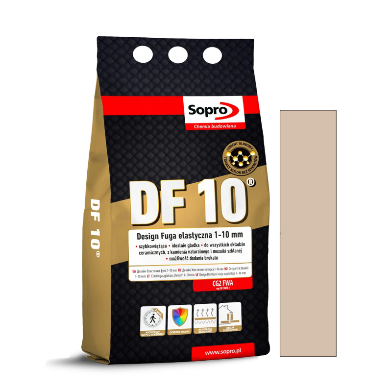 Фуга для швов Sopro DF 10 бежевый багама №34 4кг (1065A/4)