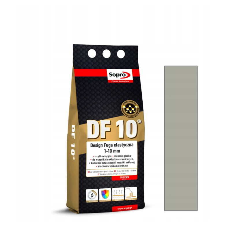 Фуга для швов Sopro DF 10 пепельный №71 2кг (1081A/2)