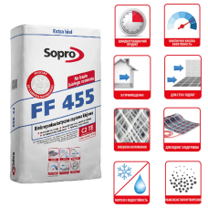 Клей для плитки высокоэластичный Sopro FF 455 25 кг C2 TE белый (455/25 N)