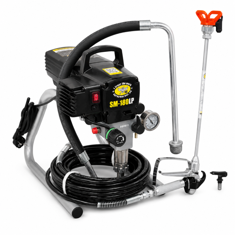Окрасочный безвоздушный аппарат SPRAY MARKET SM-180LP (10018)