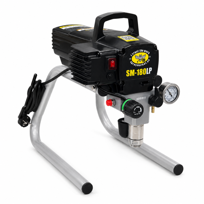 Окрасочный безвоздушный аппарат SPRAY MARKET SM-180LP (10018)