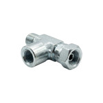 Тройник для окрасочного оборудования 2x1/4 (11095-14G) – Фото №2