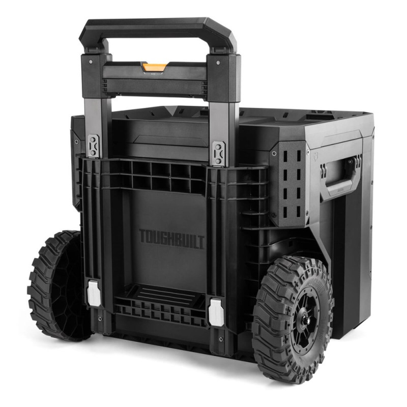 Скринька для інструментів ToughBuilt StackTech Rolling Locking Box з 2-ма висувними ящиками (TB-B1-D-R92)