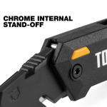 Ніж субкомпактний складний універсальний TOUGHBUILT 3 леза (TB-H4-12-C) – Фото №3