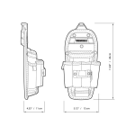 Сумка для інструментів 6 відділень TOUGHBUILT (TB-CT-36-L6) – Фото №5