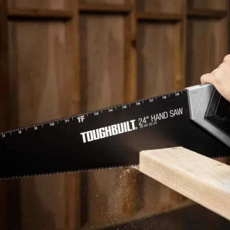 Ручная пила TOUGHBUILT 600 мм, высокоуглеродистая сталь (TB-H4-20-24)
