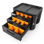 Ящик для инструментов ToughBuilt StackTech с 3 выдвижными отделениями (TB-B1-D-73) – Фото №2