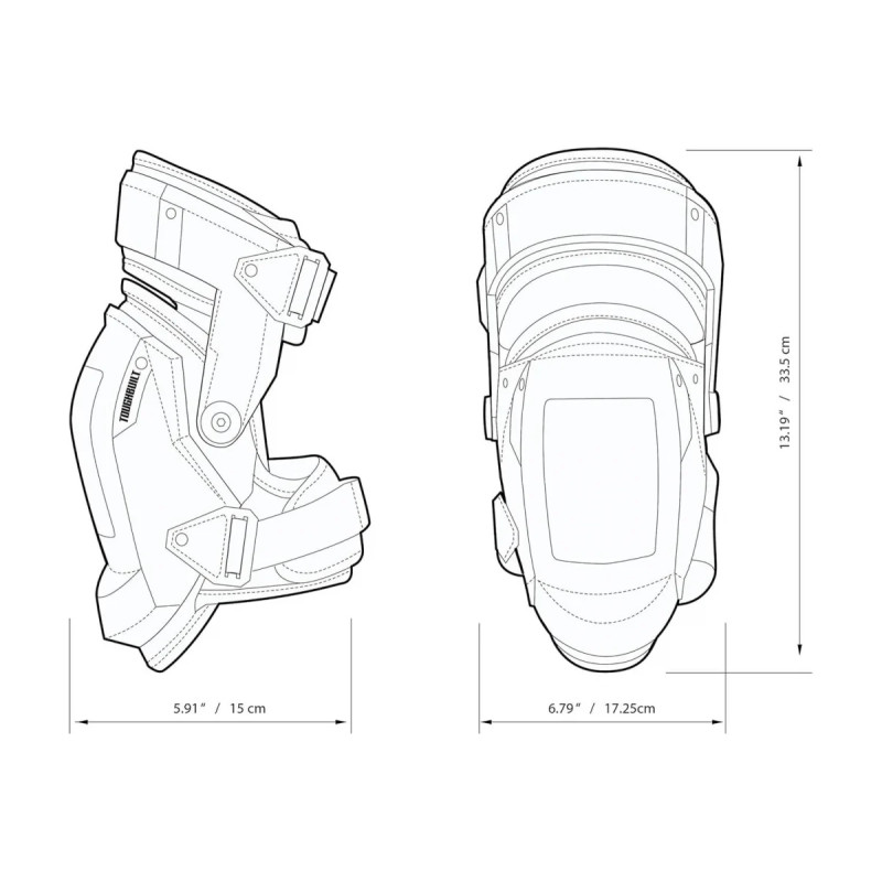 Стабилизирующие наколенники TOUGHBUILT на пене (TB-KP-3)