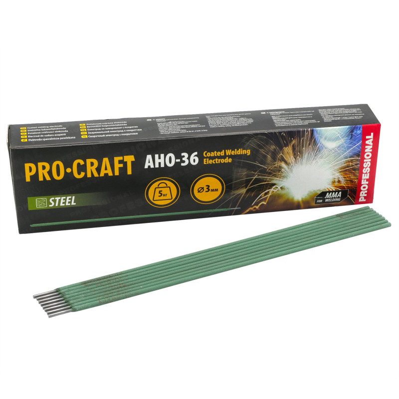 Електроди Procraft AHO36 5кг 3мм