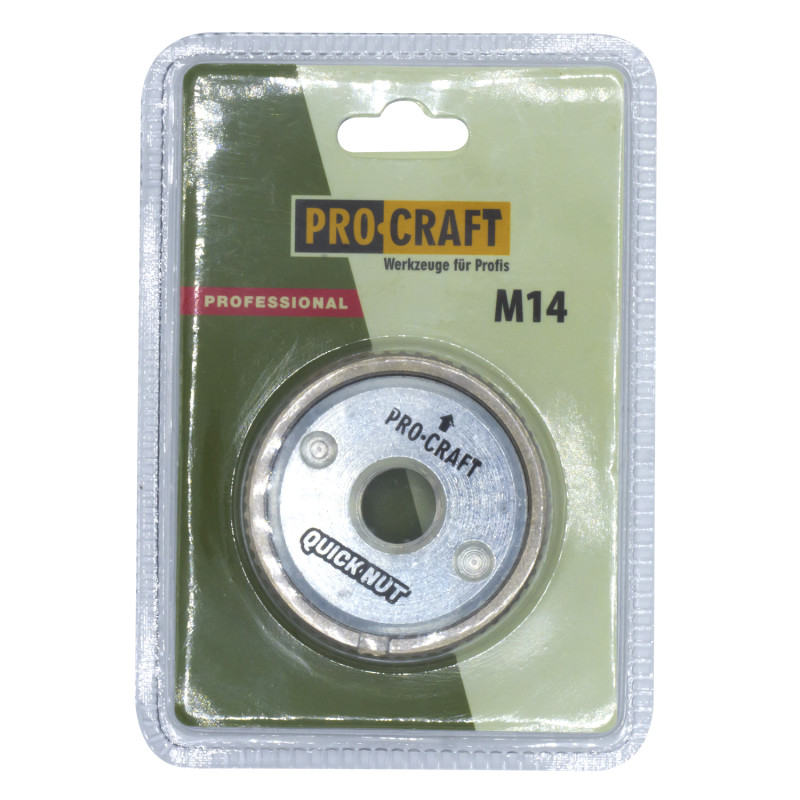 Швидкозатискна гайка для болгарки M14 Procraft (000006)