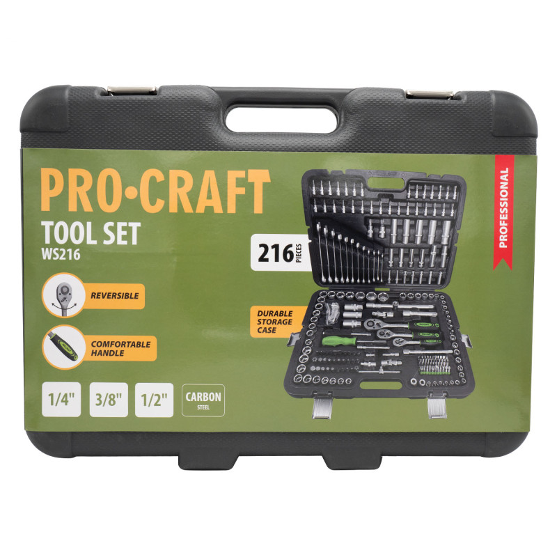 Набір ручного інструменту Procraft WS216 216 шт (002160)