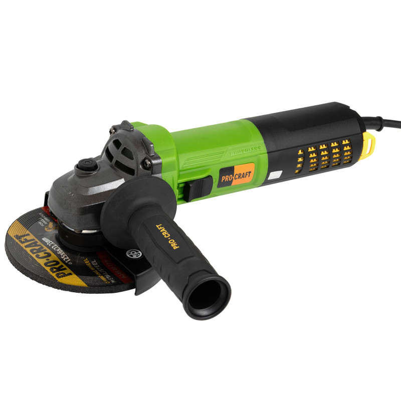 Кутова шліфмашина безщіткова Procraft PW2450 125 мм, 1300 Вт (002450)