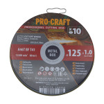 Диск відрізний Procraft CD125x1.0b 125 мм 1,0 мм 22,2 мм 10 шт/уп – Фото №1