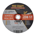 Диск зачисний Procraft GD230x6.0 230 мм 6,0 мм 22,2 мм – Фото №1