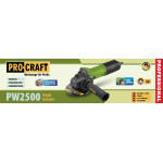 Кутошліфувальна машина безщіткова Procraft PW2500 125 мм – Фото №2